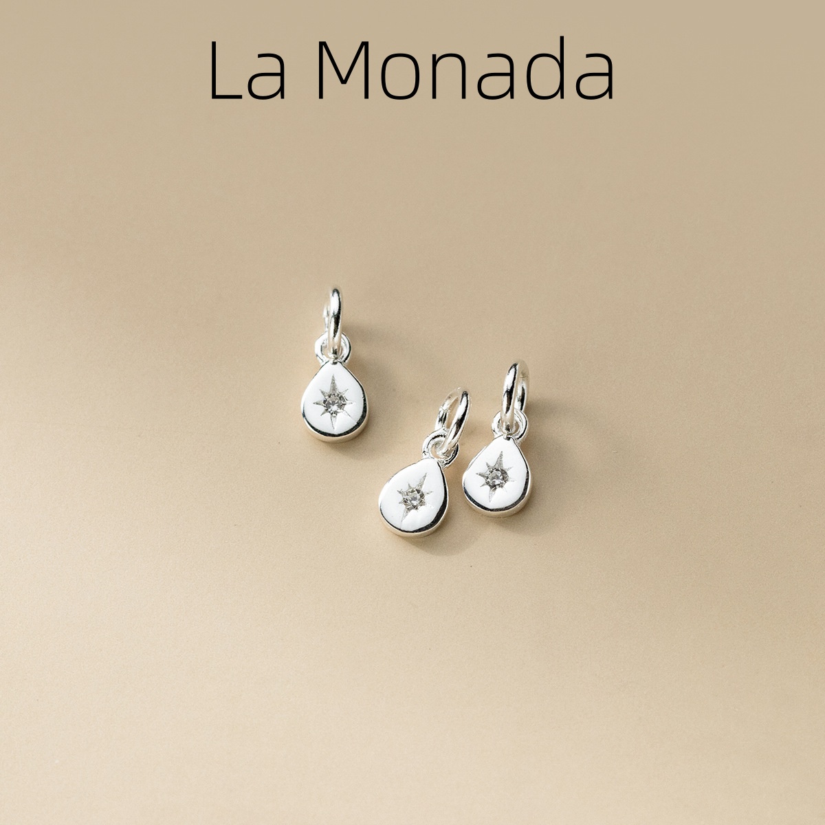Jewelry Making In La - จี้รูปดาวเงินแท้ 925 สำหรับทำเครื่องประดับ เช่น สร้อยข้อมือ สร้อยคอ