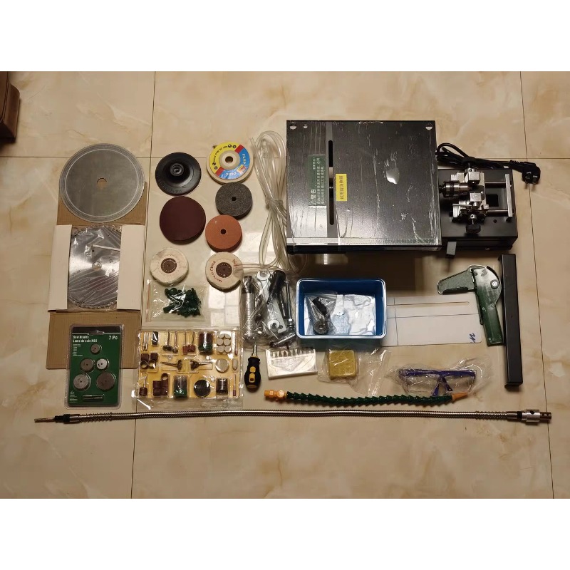 Jewelry Making Dc - เครื่องขัดเงาอเนกประสงค์ขนาดเล็ก 750 วัตต์ 10000 รอบต่อนาที พร้อมแกนยืดหยุ่น