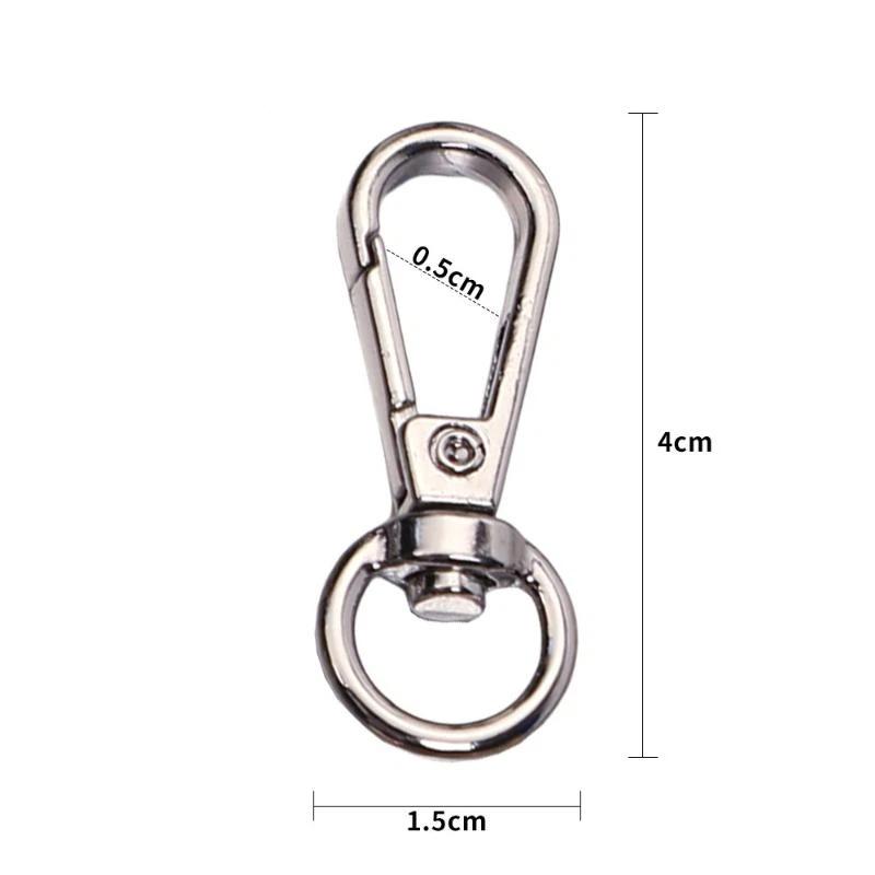 ตะขอเกี่ยวแบบหมุนได้ 2 ชิ้น สี - Lobster Clasp Silver บทวิจารณ์และราคา