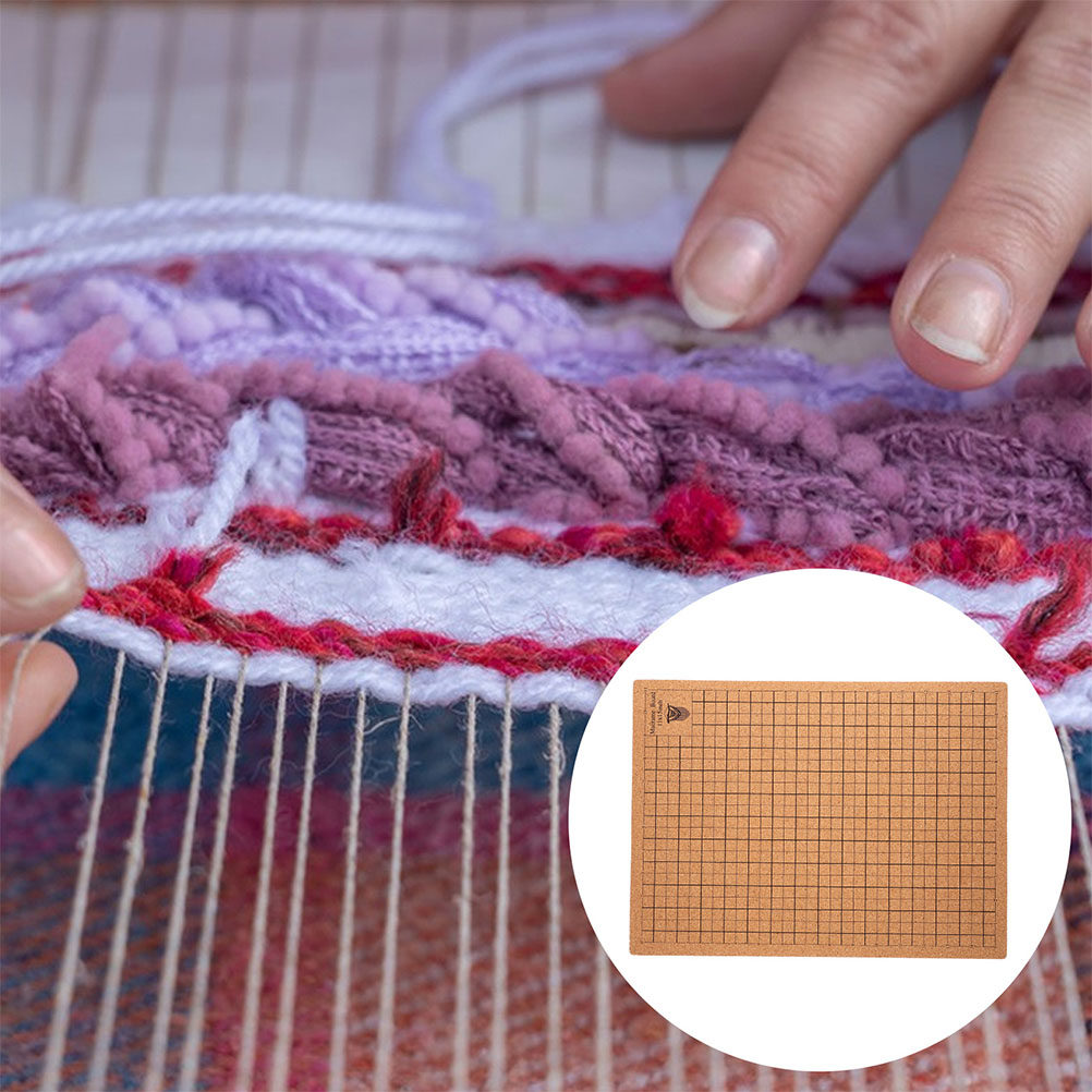 แผ่นไม้ก๊อกมาคราเม่ลายตาราง สำ - Jewelry Making Board บทวิจารณ์และราคา