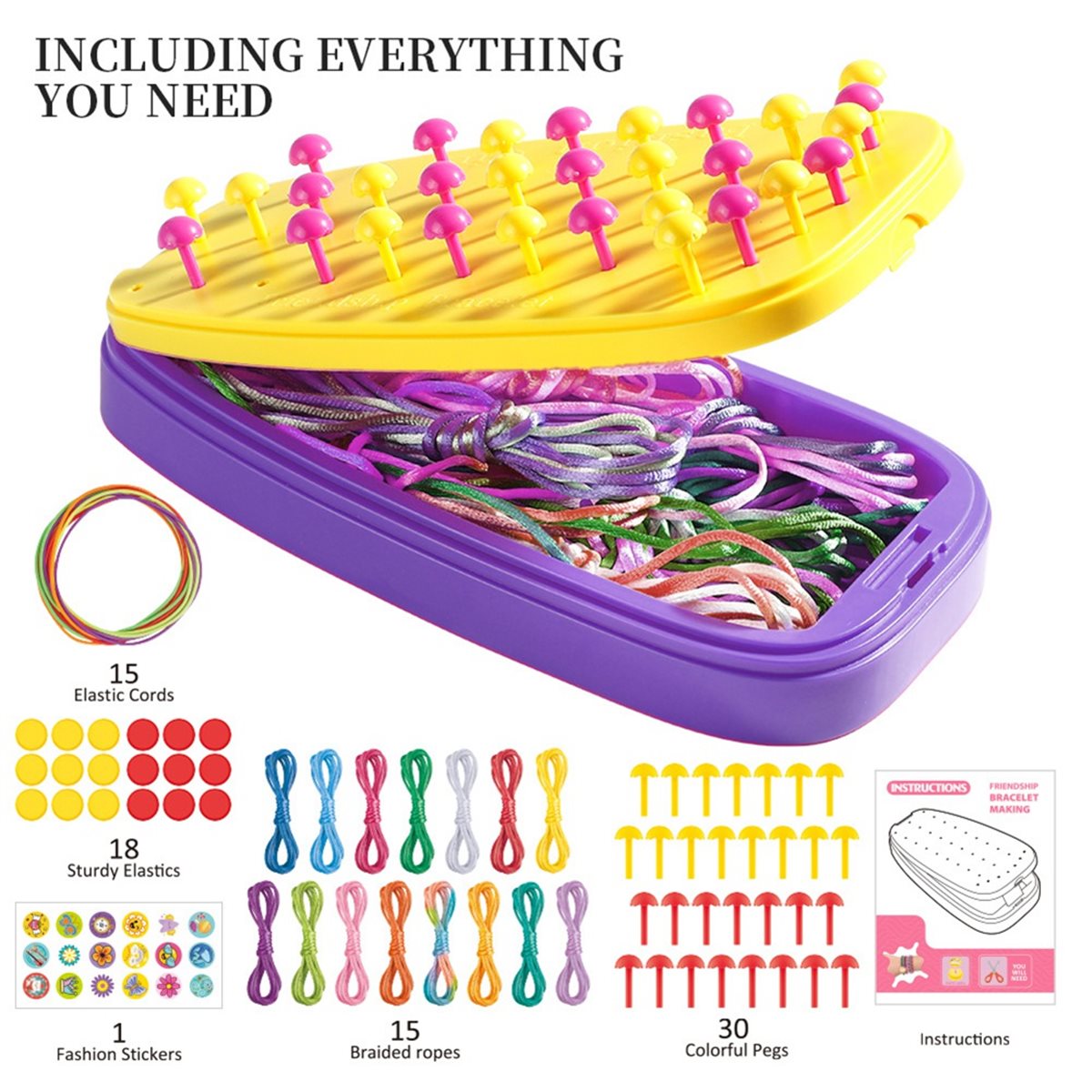 ชุดทำสร้อยข้อมือมิตรภาพ 618 เม - Jewelry Making Machines บทวิจารณ์และราคา