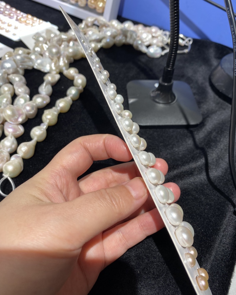ไข่มุกน้ำจืดสีขาวธรรมชาติ เกรด - Jewelry Making Drill บทวิจารณ์และราคา