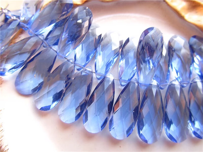 2 ชิ้นลูกปัดหลวมลอนดอนบลูสีควอ - Jewelry Making London บทวิจารณ์และราคา